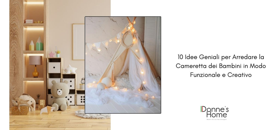 10 Idee Geniali per Arredare la Cameretta dei Bambini in Modo Funzionale e Creativo