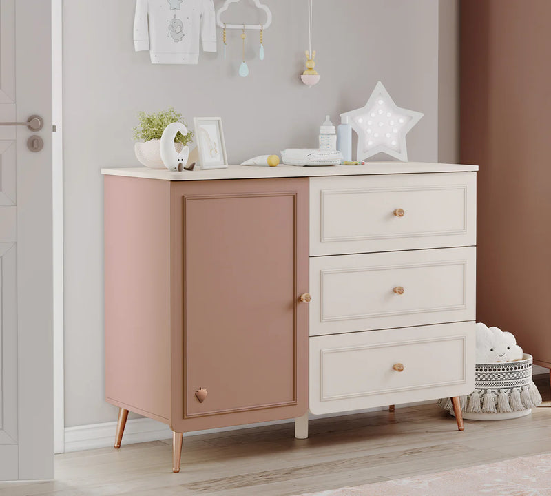 Baby Elegance Chest of Drawers with Door