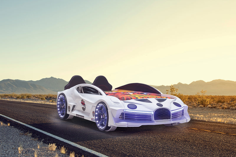 Moon Premium Car Bed 90x190cm with LEDs and Speakers