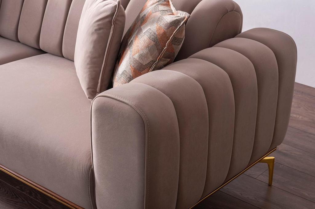 Alpha Divani Set Moderni - Marrone