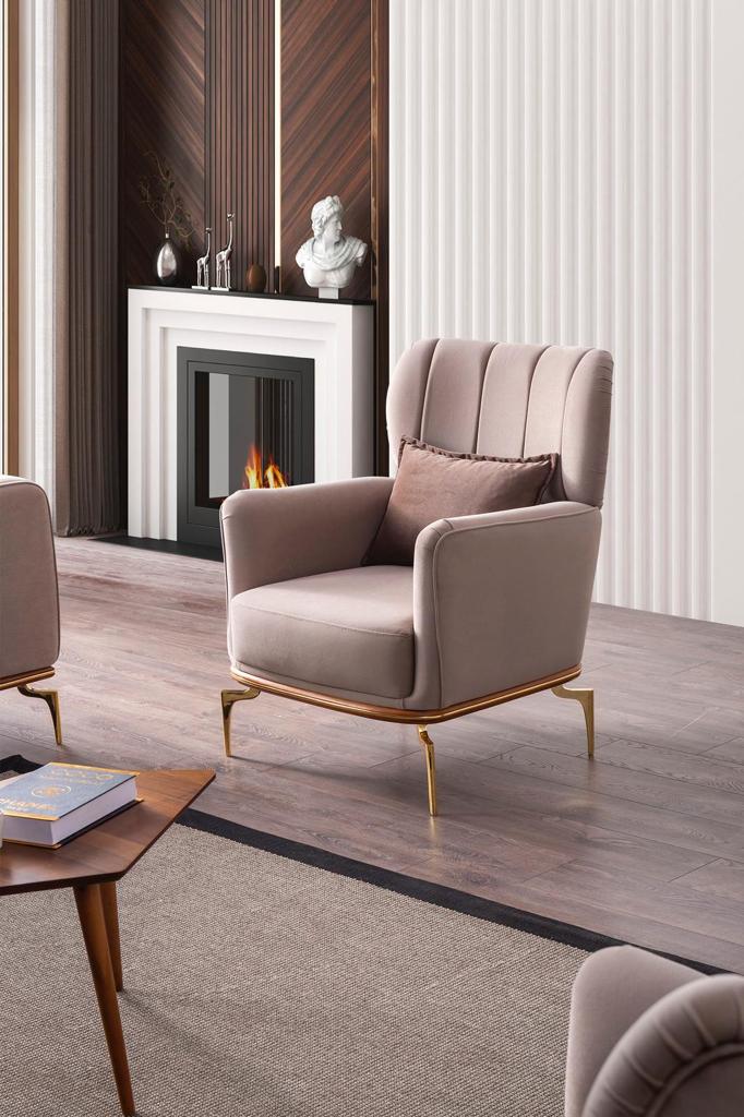 Alpha Divani Set Moderni - Marrone