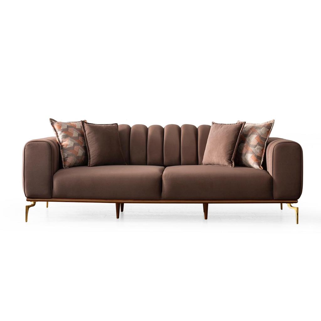 Alpha Divani Set Moderni - Marrone