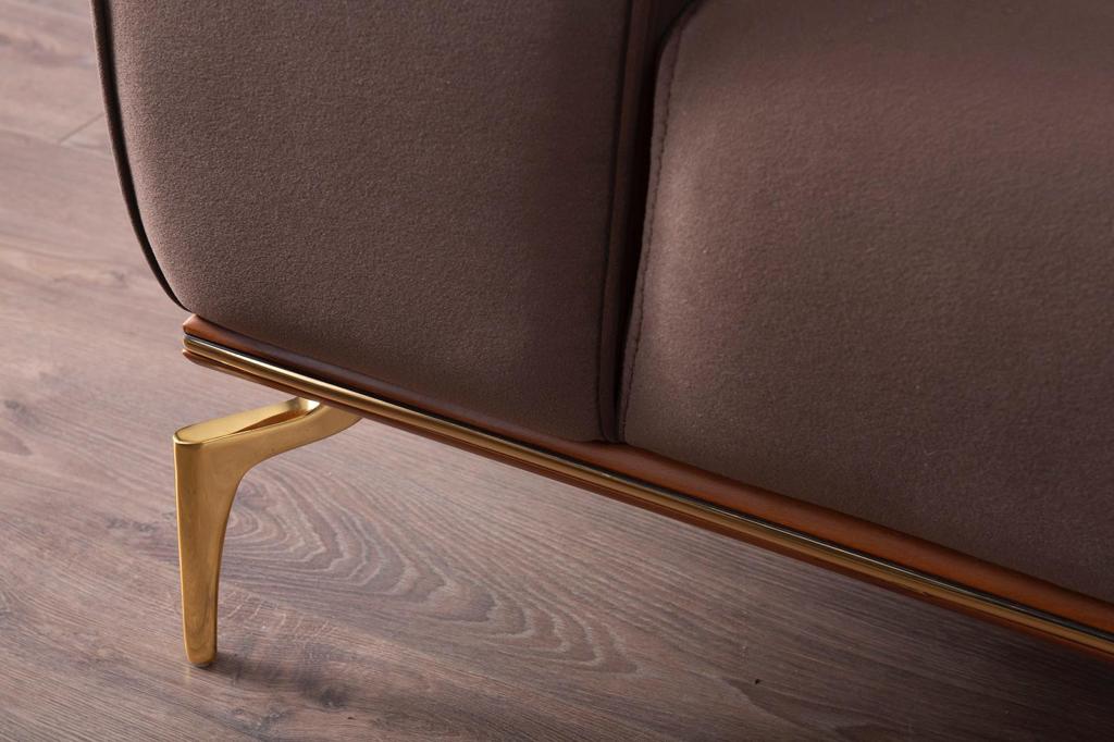 Alpha Divani Set Moderni - Marrone