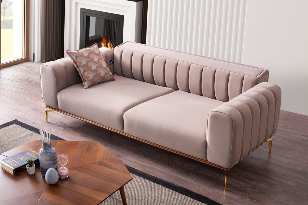 Alpha Divani Set Moderni - Marrone