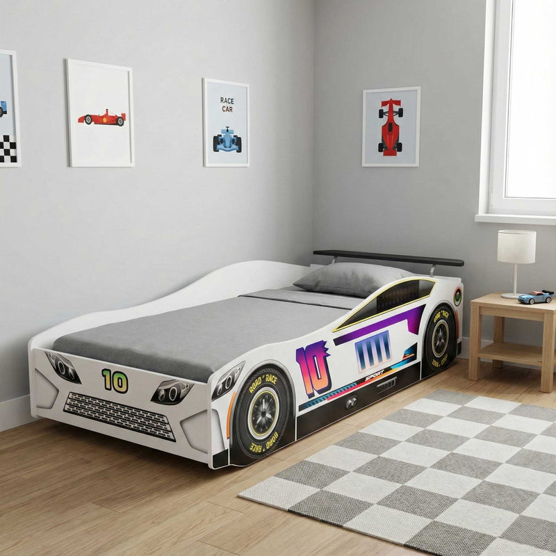 Ultra Eco Car Bed White