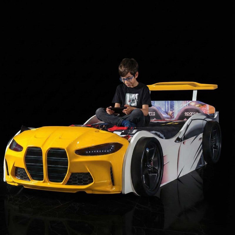 GTX Full LED Car Bed 90x190 cm