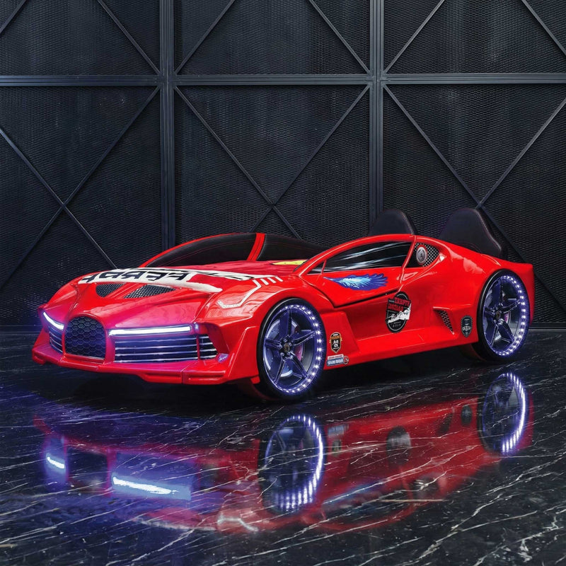 Moon Aero Full LED Car Bed 90x190cm