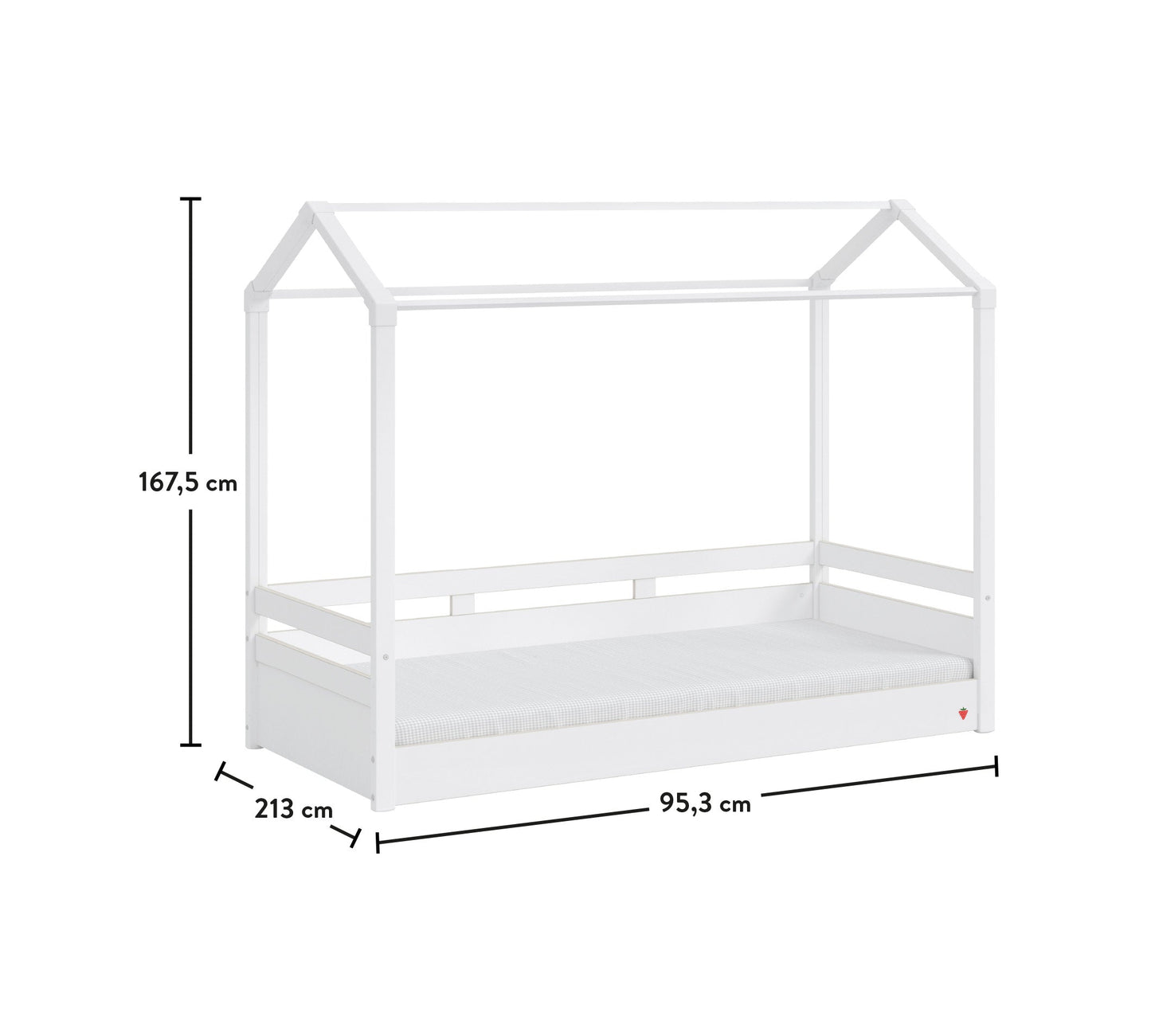 Letto sul tetto Bianco Montessori