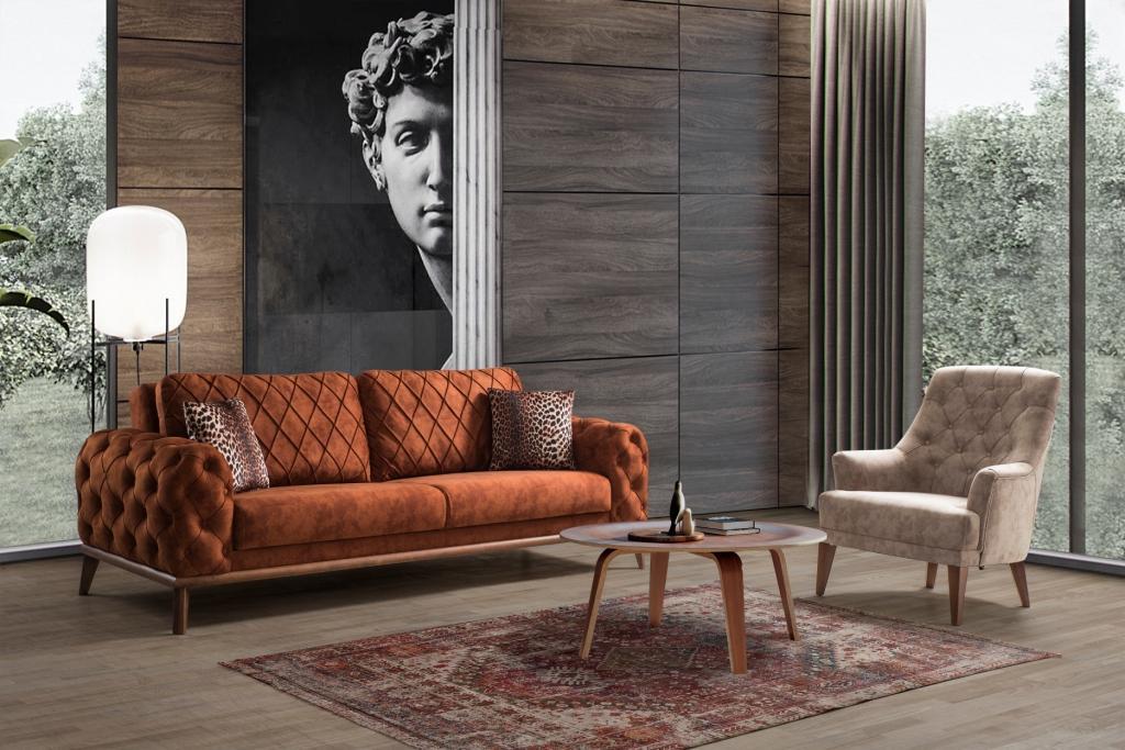 Athens Divani Set Moderni (3+3+1+1)