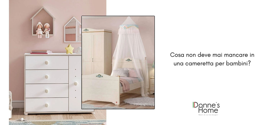 Cosa non deve mai mancare in una cameretta per bambini?