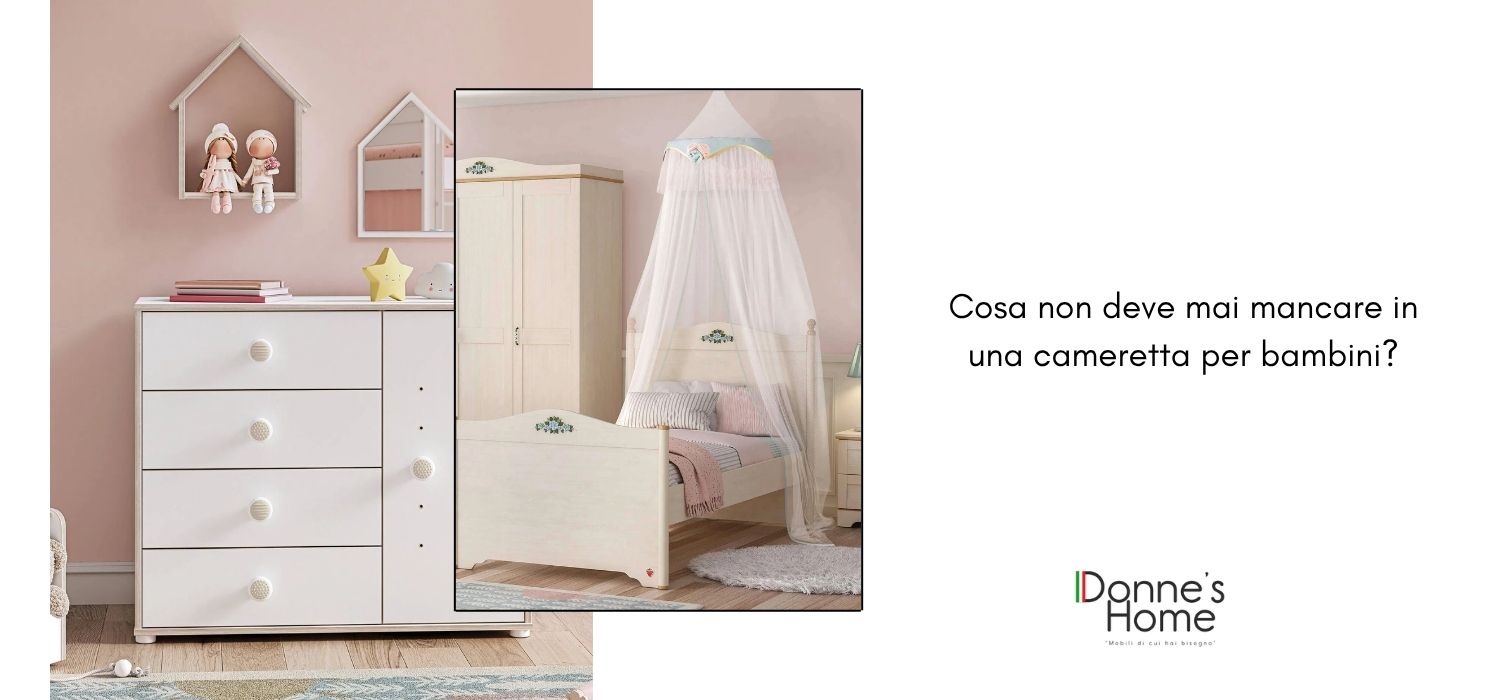 Cosa non deve mai mancare in una cameretta per bambini?