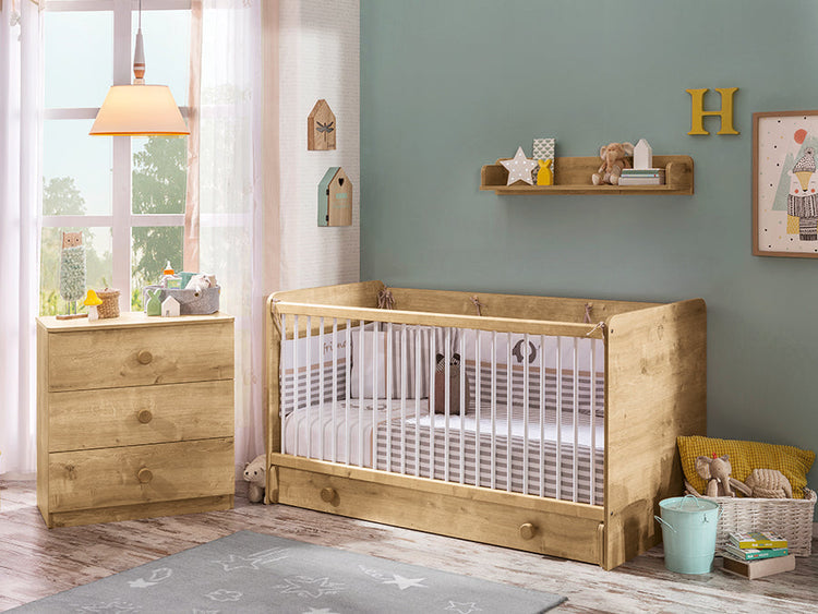 Set cameretta completa legno Mocha Baby