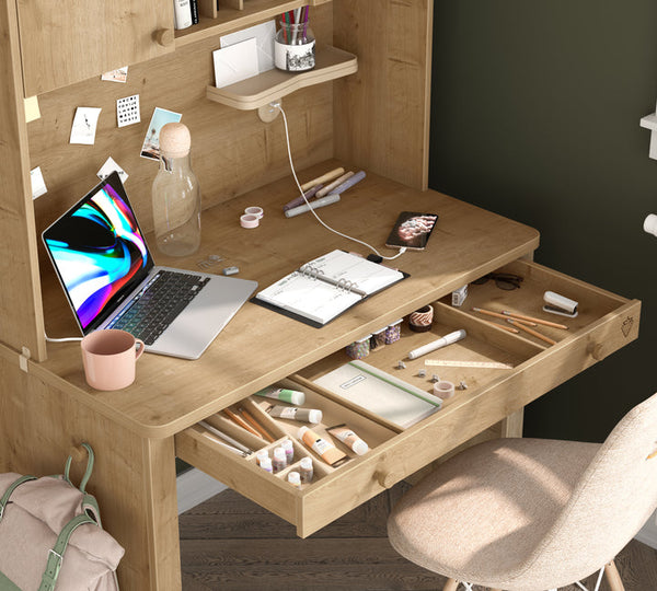 Mocha Piccola scrivania e mobile contenitore