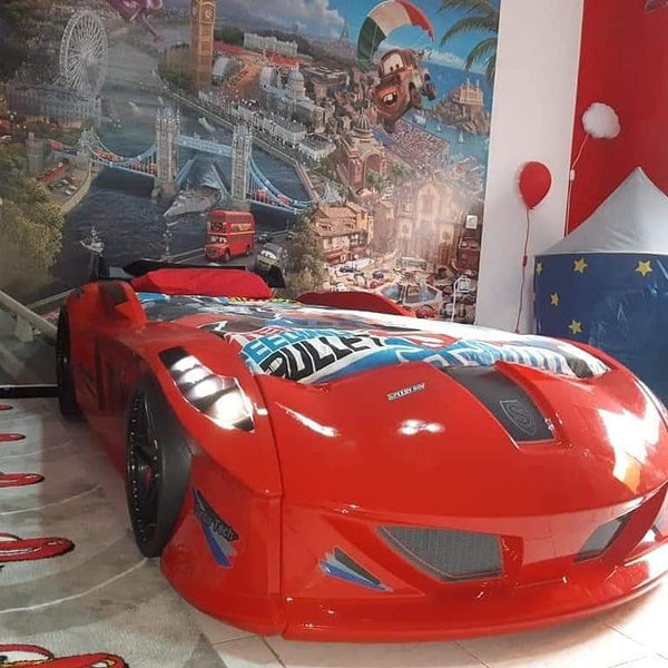 Speedy Letto Auto LED - Rosso