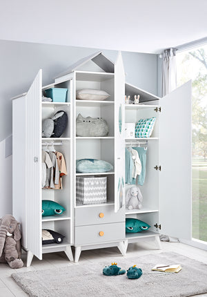 Armadio Bird House con Cassetti