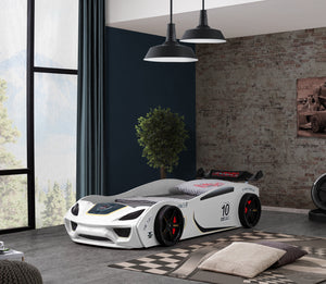 Vento LED Car Bed 90x190cm (Red/White/Blue/Black)