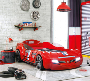 Biturbo Kinderautobett (Matratze inklusive)