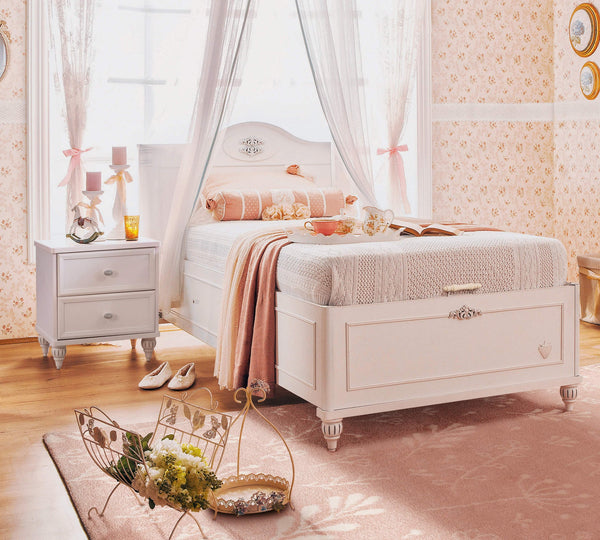 Romantic Bed with Container