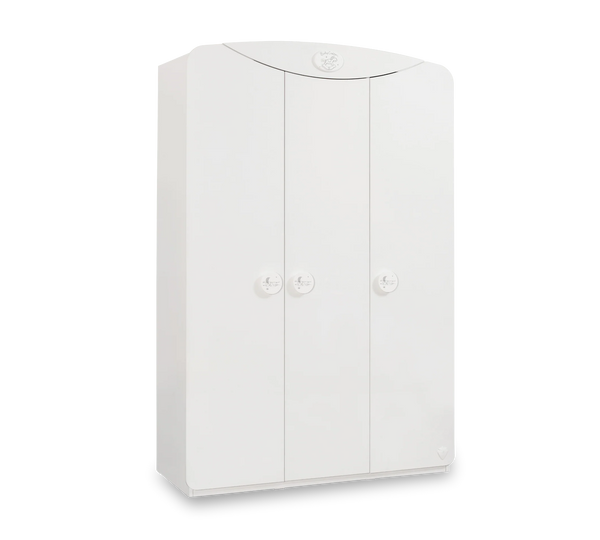 Set Cameretta Neonato Baby Cotton - Letto Co-sleeping, Armadio e Comò con Materasso Gratis