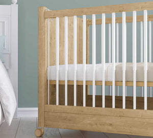 Habitación completa Mocha Baby: Cuna, Armario de 3 puertas y Cómoda + Colchón de regalo