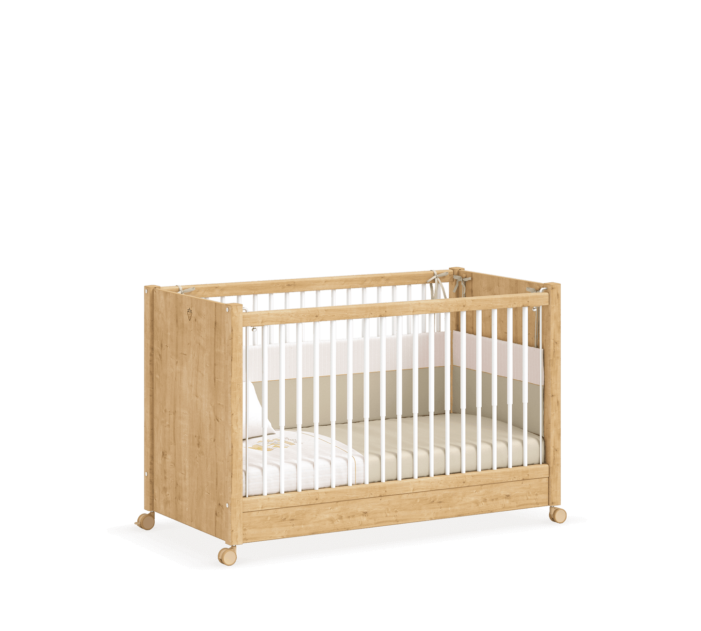 Letto Per Bambini Con Ruota (60x120 cm)  / Nuovo