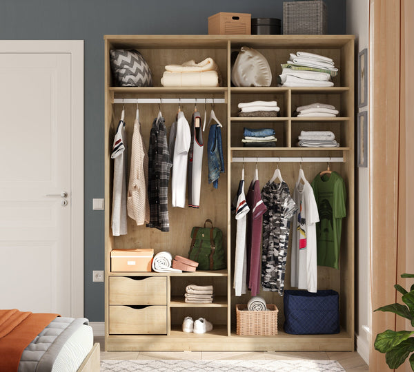 Armadio a specchio scorrevole Mocha