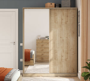 Armadio a specchio scorrevole Mocha