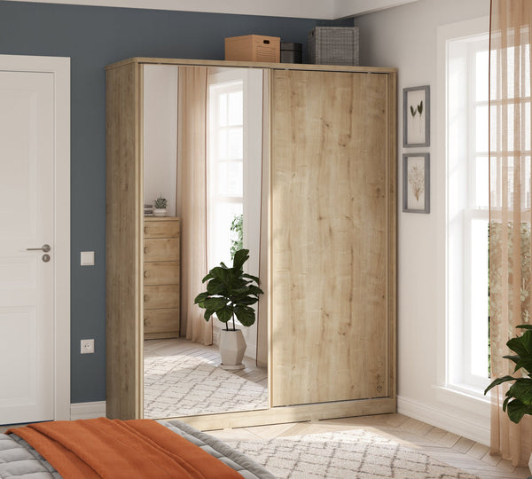 Armadio a specchio scorrevole Mocha