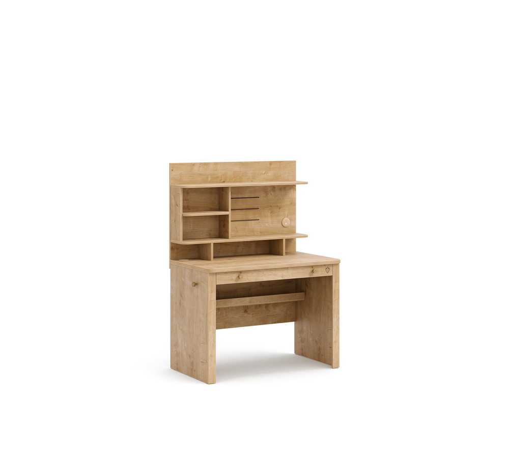 Scrivania Mocha (con unità di lavoro piccola)