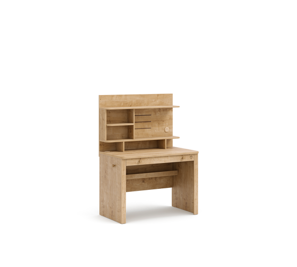 Scrivania Mocha (con unità di lavoro piccola)