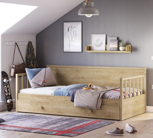 Sofa bed with drawers (100x200 cm)