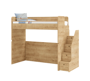 Letto a Castello Studio Rovere Set‑3 (90 × 200 cm)