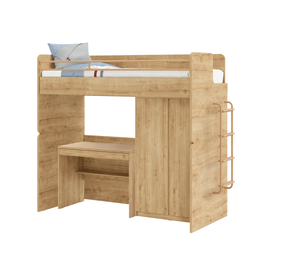 Letto a Castello Studio Rovere Set‑6 (90 × 200 cm)