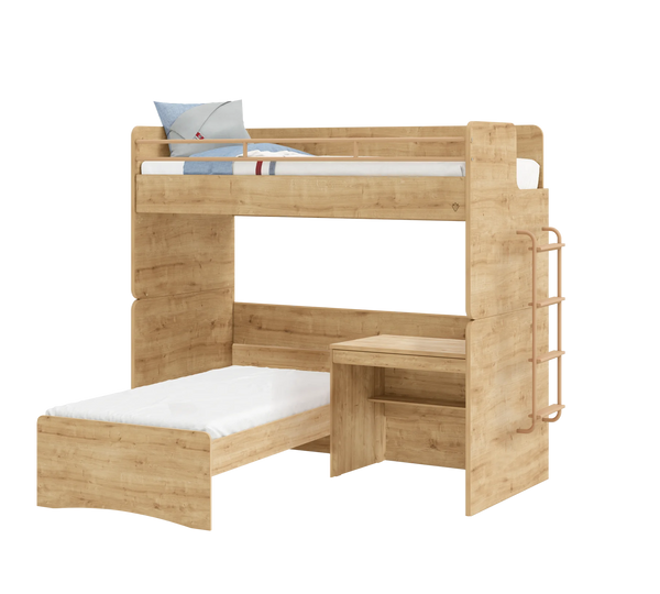 Letto a Castello Studio Rovere Set‑8 (90 × 200 cm)