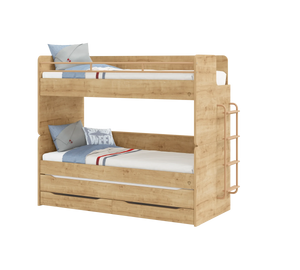 Letto a Castello Studio Rovere Set‑2 (90 × 200 cm)