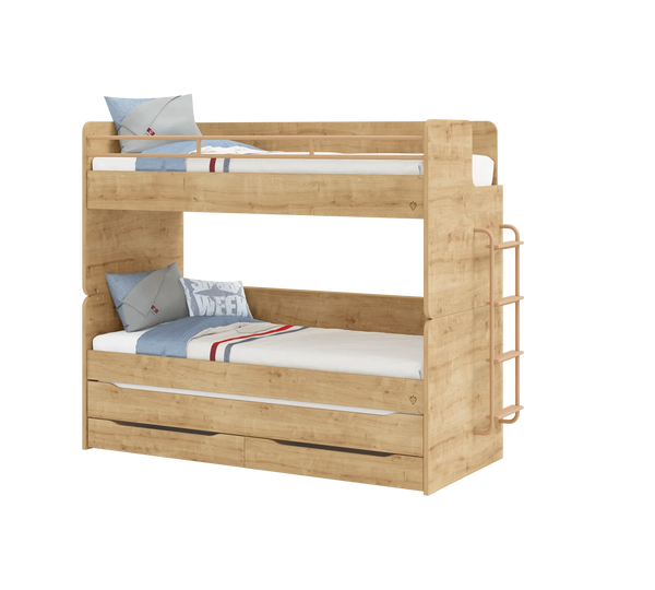 Letto a Castello Studio Rovere Set‑2 (90 × 200 cm)