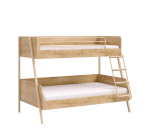 Letto A Castello Grande In Legno Quercia