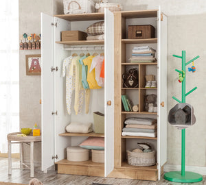 Camera Completa Natura Baby: Lettino Evolutivo, Armadio 3 Ante e Cassettiera con Tavolo + Materasso in Omaggio