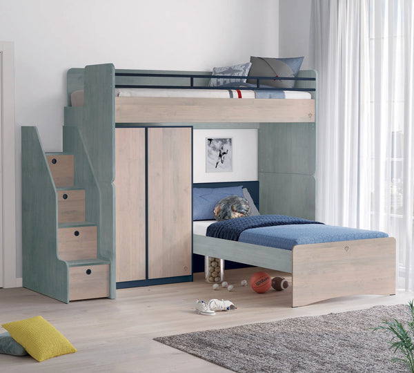 Letto a Castello Studio Trio Set-3