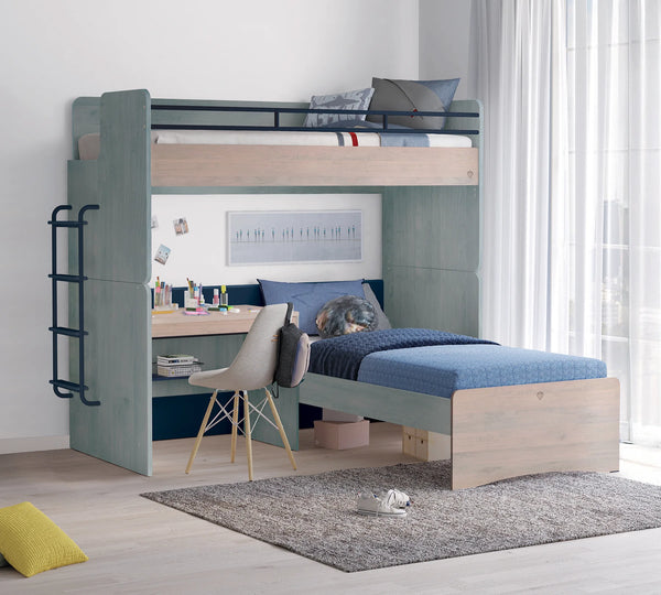 Letto a Castello Studio Trio Set-8