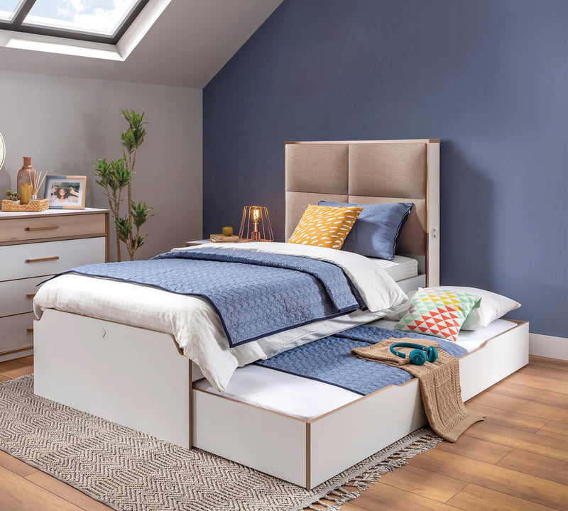 Modera Ausziehbett 90x190cm mit Stauraum, ideal zum Platzsparen und für Gäste