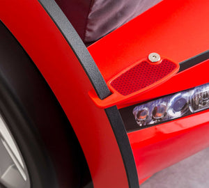 Sports Car Bed for Children with Extra Bed 90x190 - Realistic Design