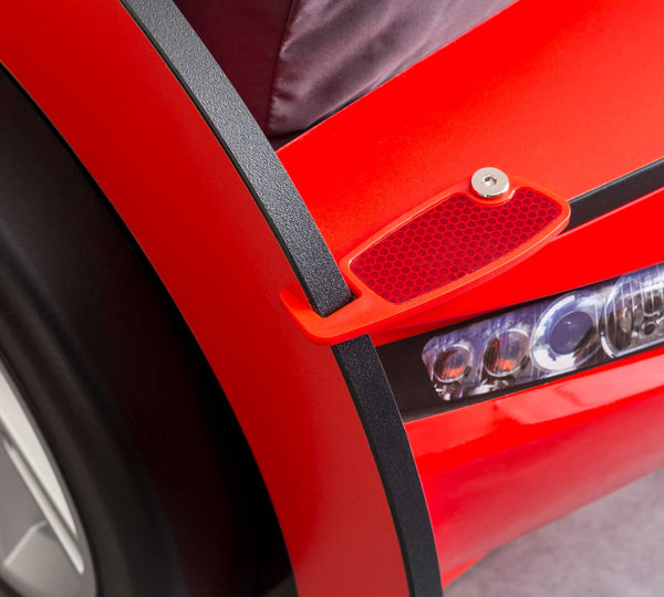 Sports Car Bed for Children with Extra Bed 90x190 - Realistic Design