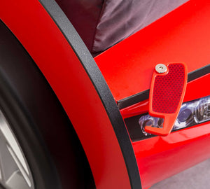 Sports Car Bed for Children with Extra Bed 90x190 - Realistic Design