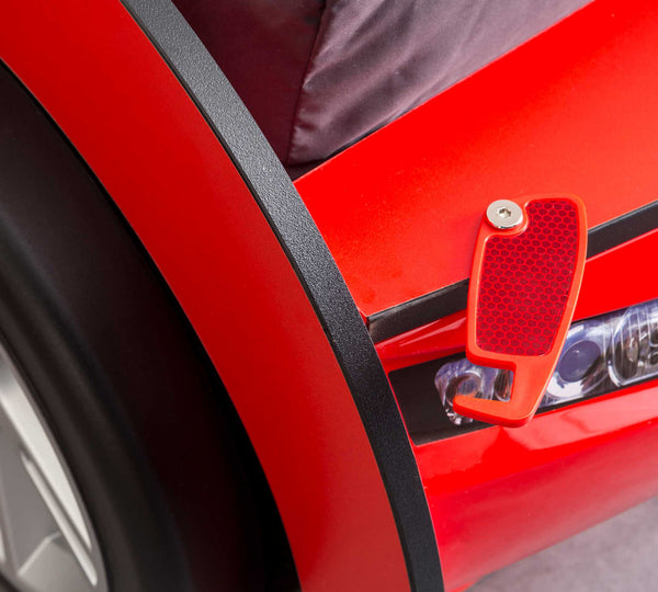 Sports Car Bed for Children with Extra Bed 90x190 - Realistic Design