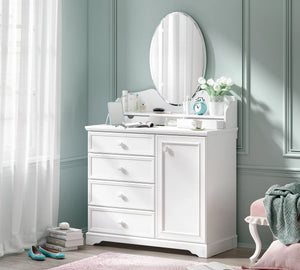 Cassettiera Rustic Bianco