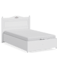 Letto con Contenitore Rustic White (120x200 Cm)