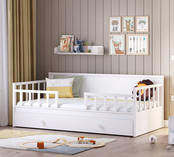 Sofa bed with drawers (100x200 cm)