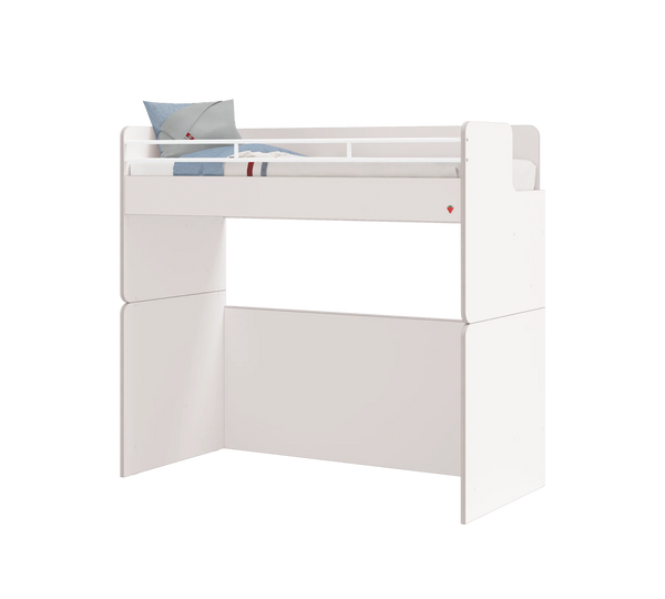 Letto a Castello Studio Bianco Set‑3 (90 × 200 cm)