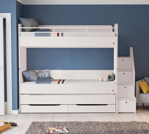 Letto a Castello Studio Bianco Set‑1 (90 × 200 cm)